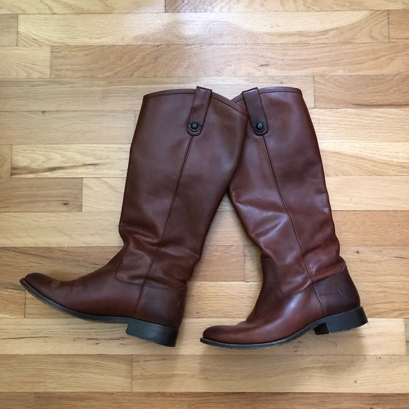 Brown Frye Melissa II boots - Picture 1 of 3